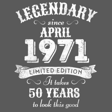 Motiv 50. Geburtstag 50 Jahre April 1971