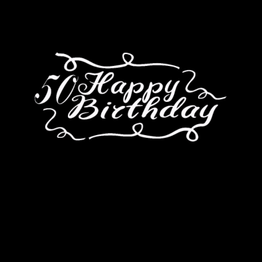 Motiv Happy Birthday 50