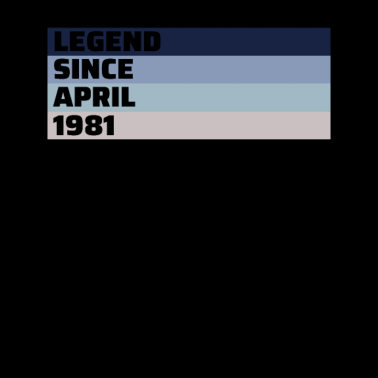 Motiv 40. Geburtstag 40 Jahre 1981 April