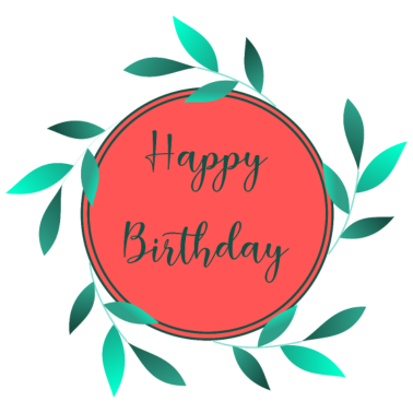 Motiv GEBURTSTAG. HAPPY BIRTHDAY. ALLES GUTE ZUM GEBURTSTAG.