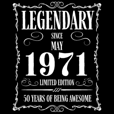 Motiv 50. Geburtstag 50 Jahre Mai 1971