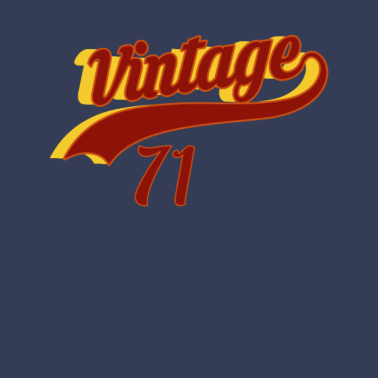 Motiv Vintage 1971 Geschenk 50. Geburtstag Shirt