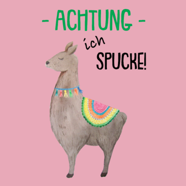 Motiv Achtung ich spucke