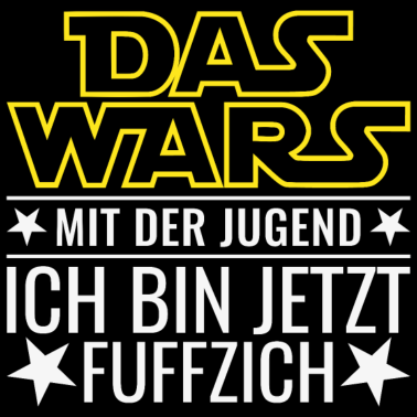 Motiv 50. Geburtstag Fuffzich Das Wars Mit der Jugend