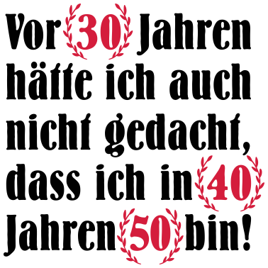 Motiv 50. Geburtstag