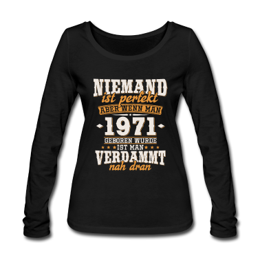 50 Geburtstag Geschenk Langarmshirt - Jahrgang 1971 geboren 50. Geburtstag Geschenk