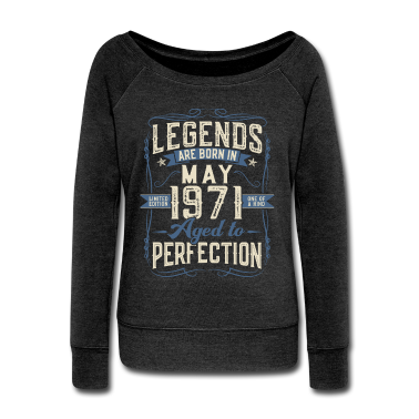 50 Geburtstag Geschenk Langarmshirt - Jahrgang Mai 1971 geboren Legenden Geburtstag