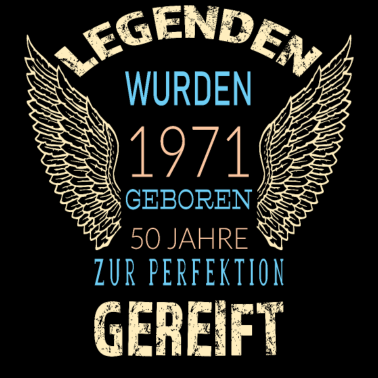 Motiv 50. Geburtstag Vintage Legendär 1971
