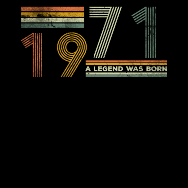 Motiv 1971 A Legend Was Born 50. Geburtstag T-Shirt
