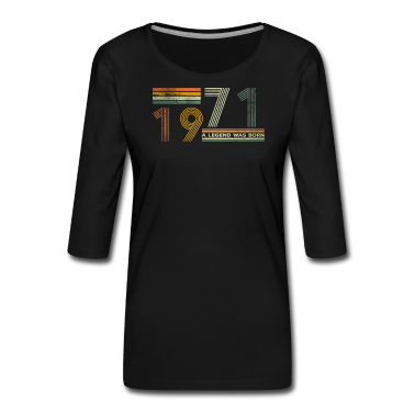 50 Geburtstag Geschenk Langarmshirt - 1971 A Legend Was Born 50. Geburtstag T-Shirt