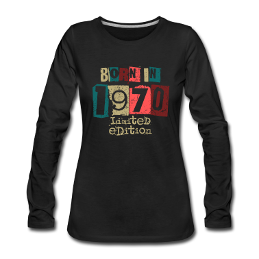 50 Geburtstag Geschenk Langarmshirt - 1970 Jahrgang Geburtstag Geschenkidee