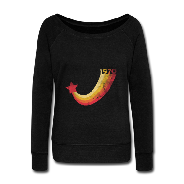 50 Geburtstag Geschenk Langarmshirt - Vintage Retro Stern 1970 50. Geburtstag T-Shirt