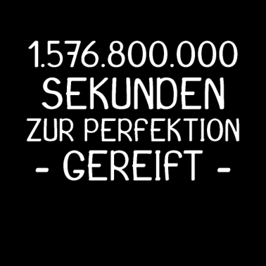 Motiv 50 Geburtstag in Sekunde - 50. Geburtstag