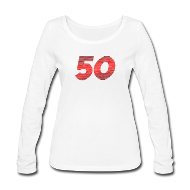 50 Geburtstag Geschenk Langarmshirt - 50 - 50. Geburtstag