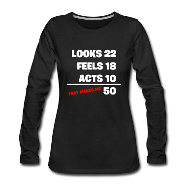 50 Geburtstag Geschenk Langarmshirt - 50. Geburtstag