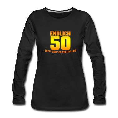 50 Geburtstag Geschenk Langarmshirt - 50. Geburtstag