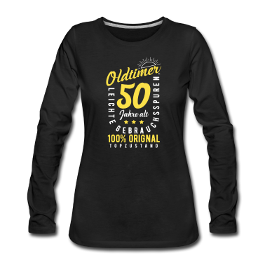 50 Geburtstag Geschenk Langarmshirt - 50. Geburtstag