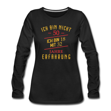 50 Geburtstag Geschenk Langarmshirt - 50. Geburtstag