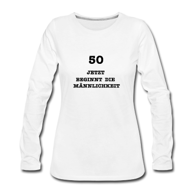 50 Geburtstag Geschenk Langarmshirt - 50. Geburtstag