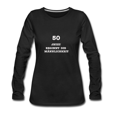 50 Geburtstag Geschenk Langarmshirt - 50. Geburtstag