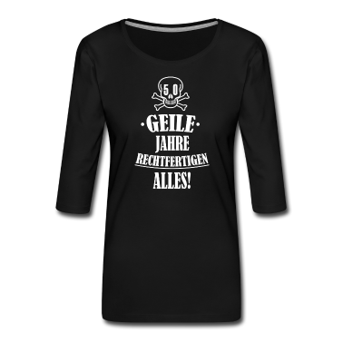 50 Geburtstag Geschenk Langarmshirt - 50 Geburtstag