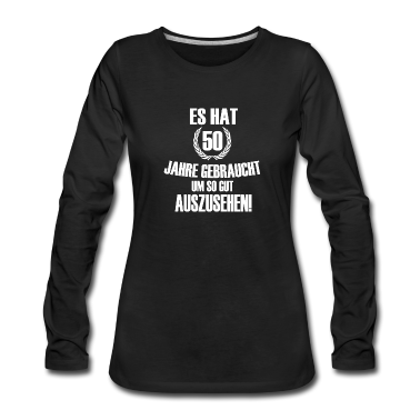 50 Geburtstag Geschenk Langarmshirt - 50 Geburtstag