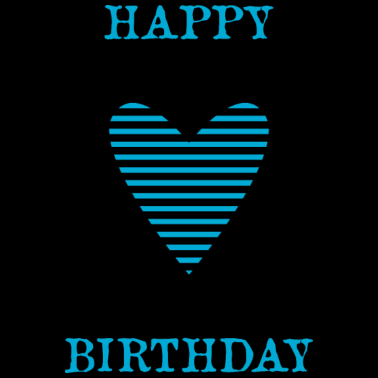 Motiv - GEBURTSTAG. HAPPY BIRTHDAY. ALLES GUTE ZUM GEBURTSTAG.
