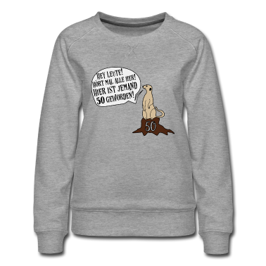 50 Geburtstag Geschenk Pullover - Lustige Geschenk Sprüche Erdmännchen 50 Jahre