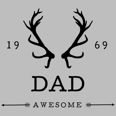 Motiv Birthday Shirt - Awesome Dad - 1969 - 50 Years
