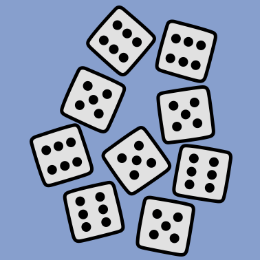 Motiv Würfel - 50 Jahre -Geburtstag