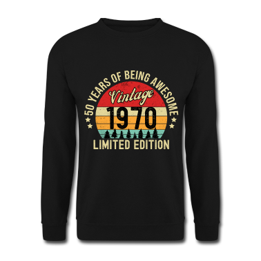 50 Geburtstag Geschenk Pullover - 50. Geburtstag Vintage 1970 Limited Edition
