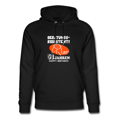 50 Geburtstag Geschenk Hoodie - Lustige Sprüche Geburtstag Beratungsresistent 50