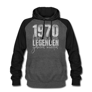 50 Geburtstag Geschenk Hoodie - 51. Geburtstag 51 Jahre Jahr 1970 Legenden geboren