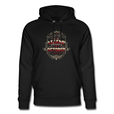 50 Geburtstag Geschenk Hoodie - Eine Legende wurde im Oktober 1971 geboren