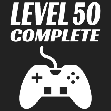 Motiv 50. Geburtstag Gamer Geschenk