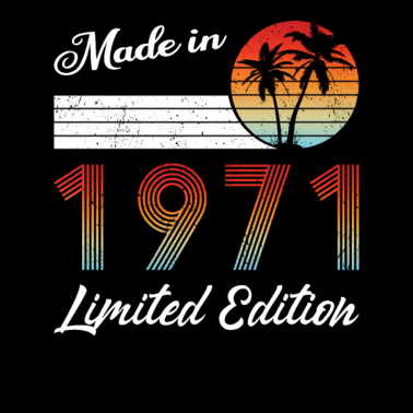 Motiv 50. Geburtstag Made in 1971 Limited Edition