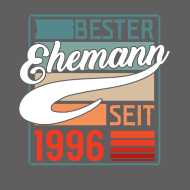 Motiv 25. Hochzeitstag Mann Bester Ehemann Seit 1996