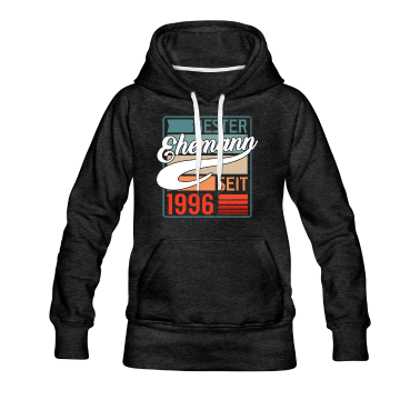 50 Geburtstag Geschenk Hoodie - 25. Hochzeitstag Mann Bester Ehemann Seit 1996