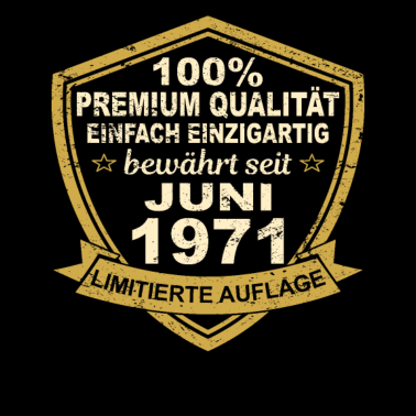 Motiv 1971 Einzigartig Geburtstag Geschenk Juni 1971