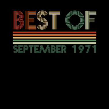 Motiv 50. Geburtstag Geschenk September 1971