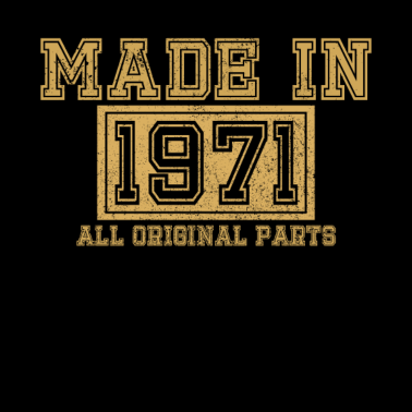 Motiv 50. Geburtstag Geschenk Vintage 1971 Geschenk