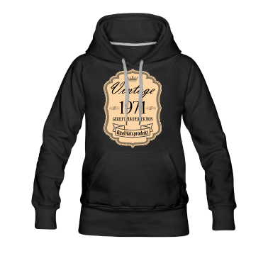 50 Geburtstag Geschenk Hoodie - 1971 Geburtstag Wein D