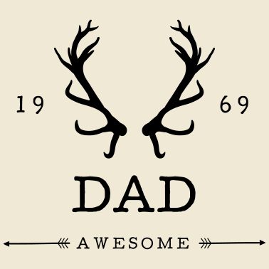 Motiv Birthday Shirt - Awesome Dad - 1969 - 50 Years