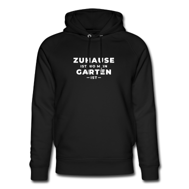 50 Geburtstag Geschenk Hoodie - Zuhause ist wo mein Garten ist - für Hobbygärtner