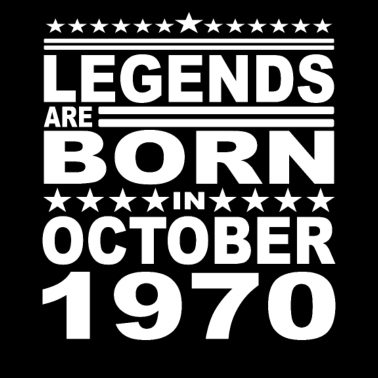 Motiv Legendär seit Oktober 1970 Jahr 1970 Geburtstag