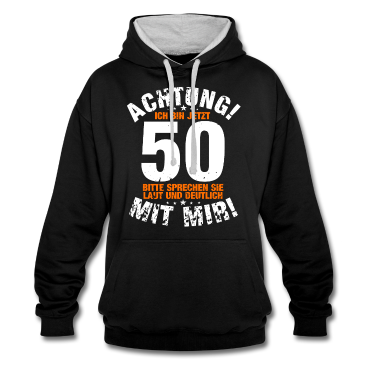 50 Geburtstag Geschenk Hoodie - 50.Geburtstag Ü50 Lustiger Spruch