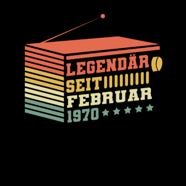 Motiv Geburtstag 1970 Februar legendär