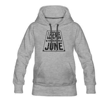 50 Geburtstag Geschenk Hoodie - Legenden werden im Juni Geburtstagsgeschenk geboren