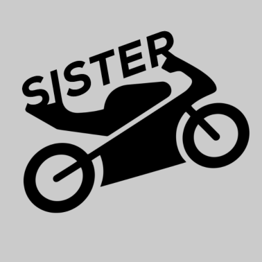 Motiv Schwester Motorrad Schwester Motorrad