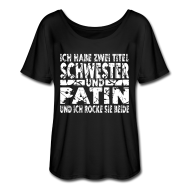 Geschenkidee Schwester T-Shirt - Schwester Patin Geschenkidee